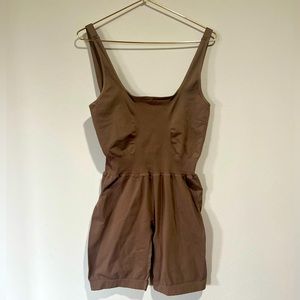 Free People Good Karma Runsie in Brown *New*